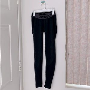 Gymshark Flex Leggings Black Mark/Charcoal